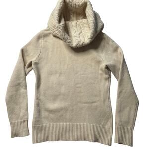 Ralph Lauren Rugby Cream Turtleneck Sweater Sz Small Merino Wool Chunky Cozy